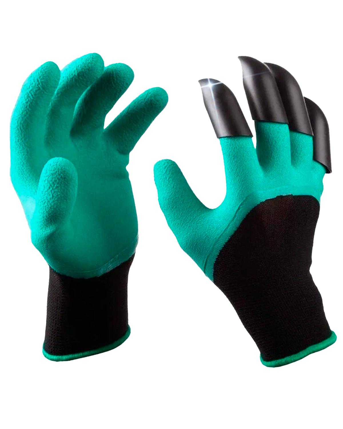 Перчатки садовые Garden Glove с когтями перчатки для сада и сада Зеленый (494376489)
