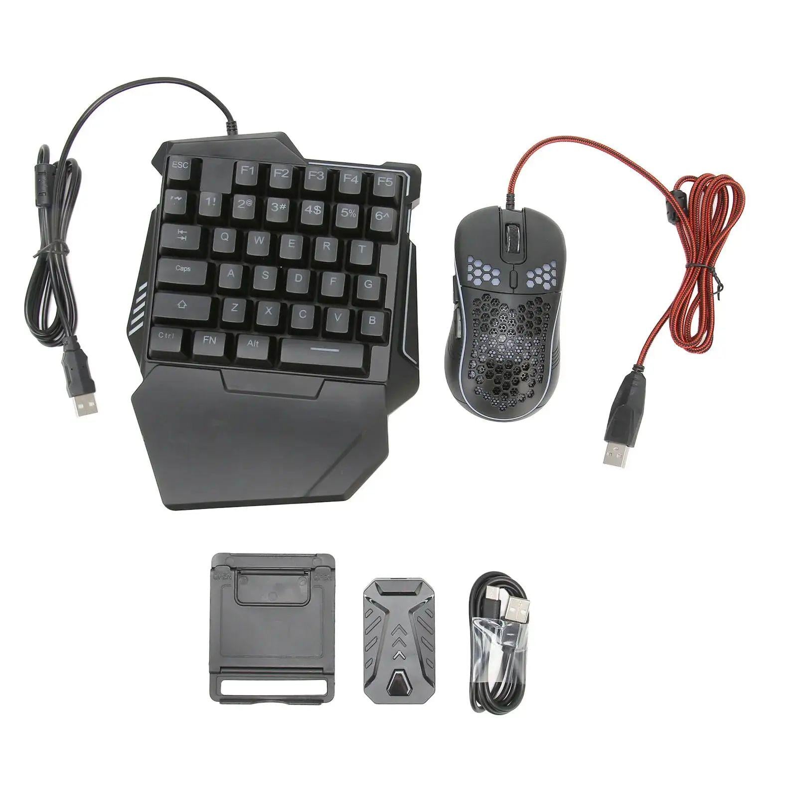 Игровой комплект клавиатуры с мышкой и ковриком 3в1 Usb для консолей PS Xbox и Nintendo switch пластиковый Черный