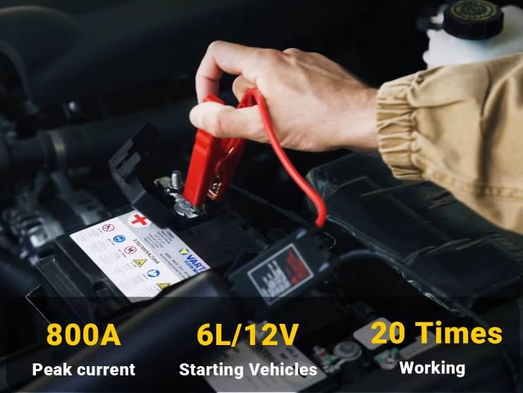 Пусковий пристрій Gligle L081 4в1 компресор/пилосос/ліхтар (1272) - фото 2