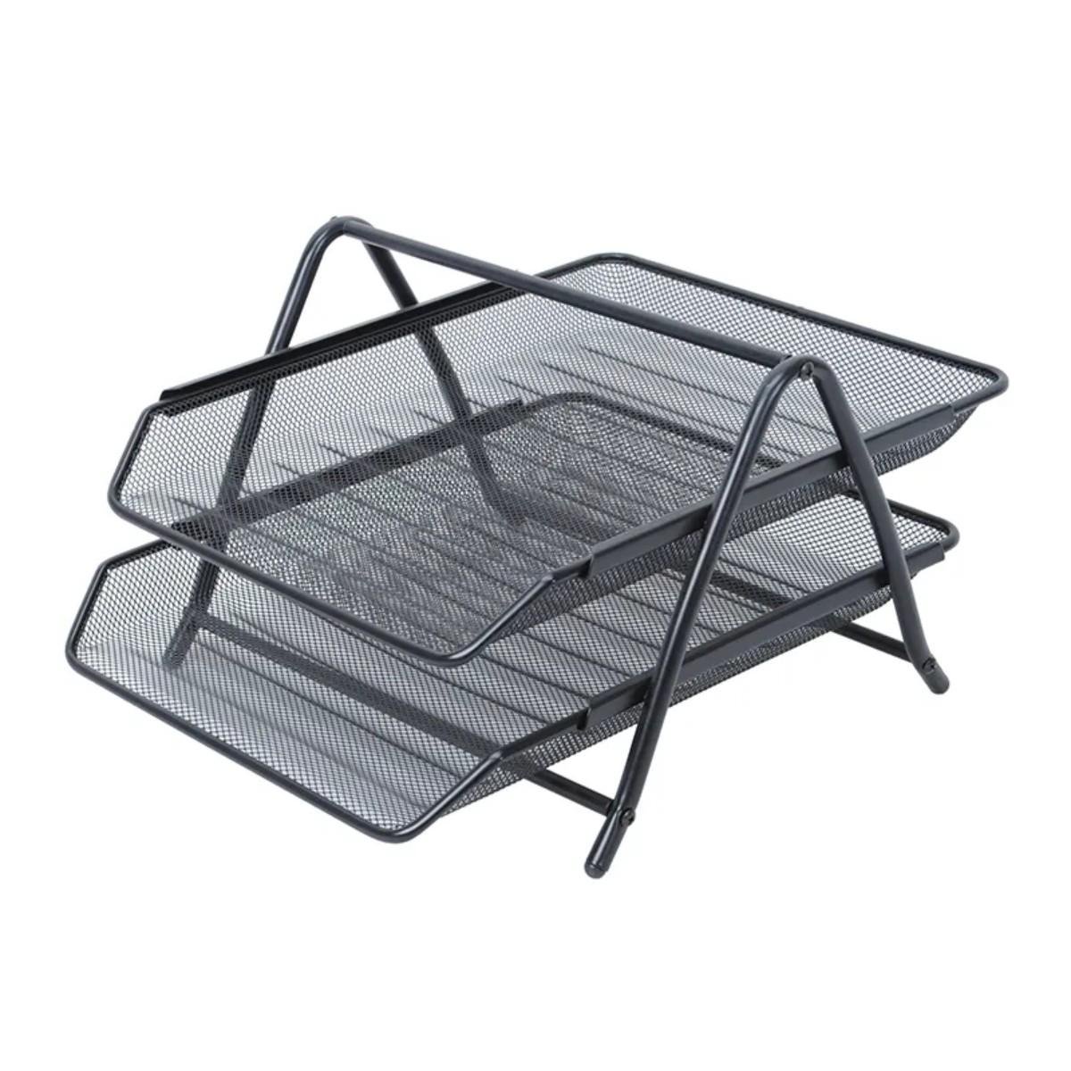 Лоток для паперу горизонтальний Document Tray 2 відділення 35х27х20 см (ST00267)