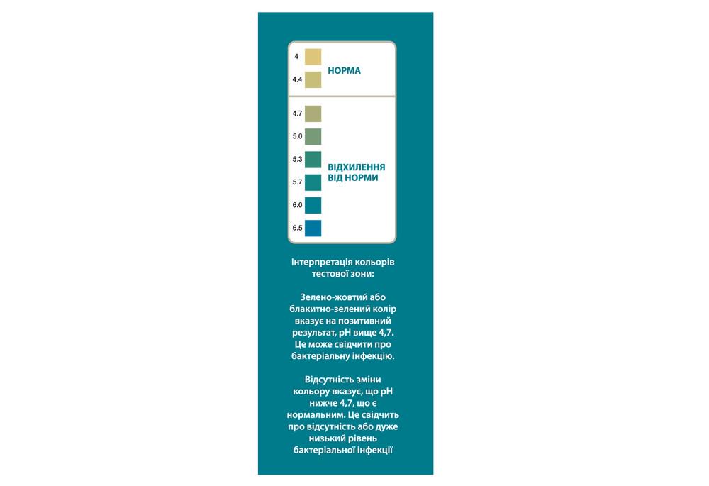 Тест-полоска для определения рН влагалищных выделений HomeTest 25 шт. (COM12790) - фото 2 Тест-полоска для определения рН влагалищных выделений HomeTest 25 шт. (COM12790) - фото 2