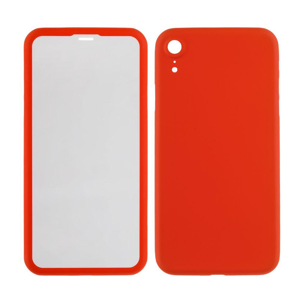 Чехол Double Sided для iPhone Xr Красный - фото 1