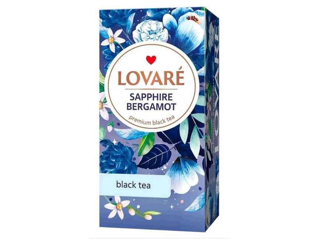 Чай пакетований чорний Lovare Sapphire Bergamot 2 г 24 пакетиків (1064275)