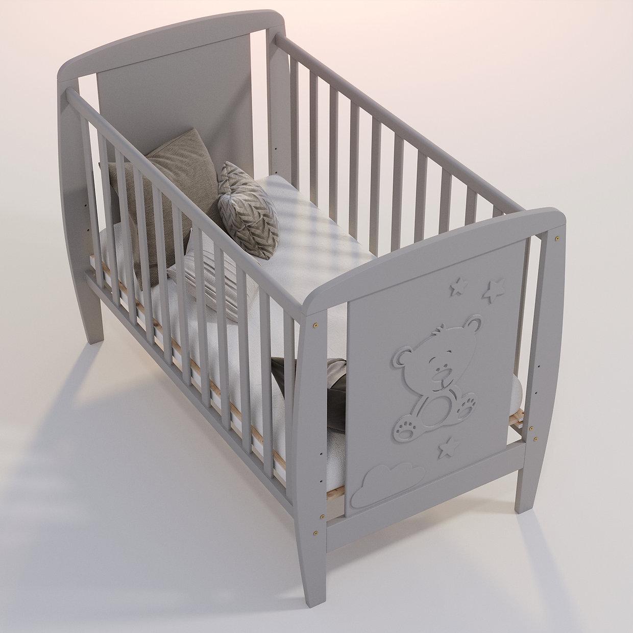Детская кроватка Дубик-М Умка Серый Детская кроватка Дубик-М Умка Серый
