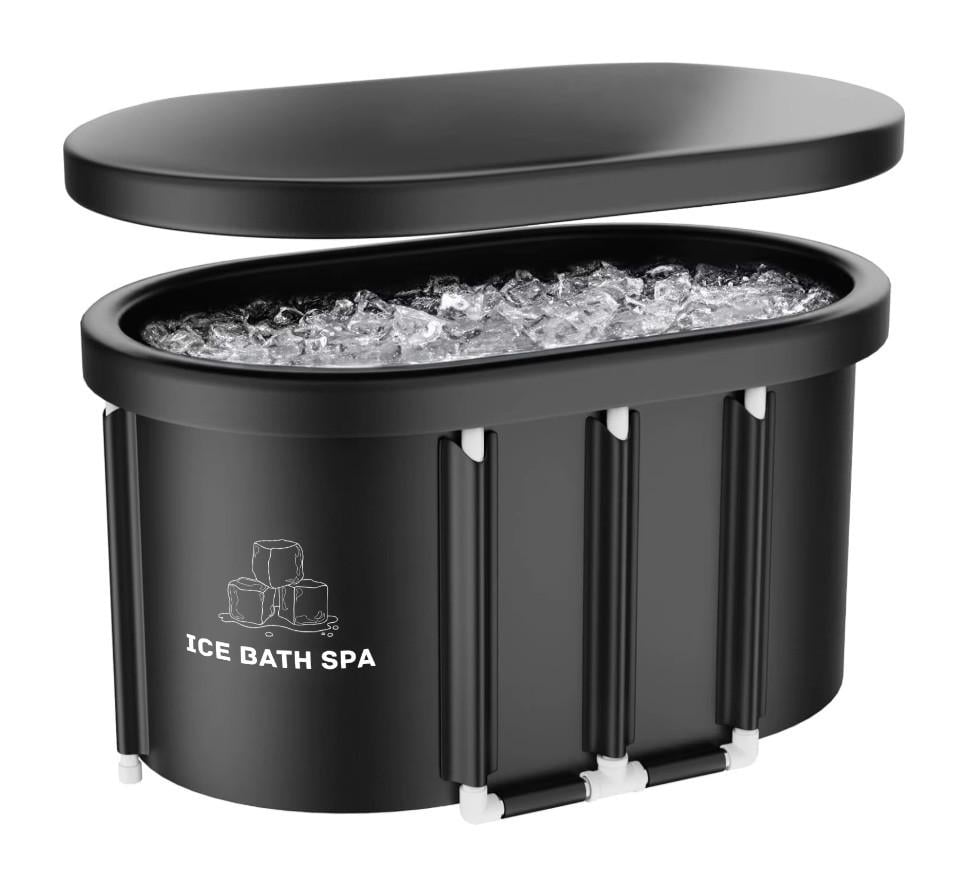 Ванна крижана Ice Bath Spa овальна з кришкою 120x70x70 см (26903106)