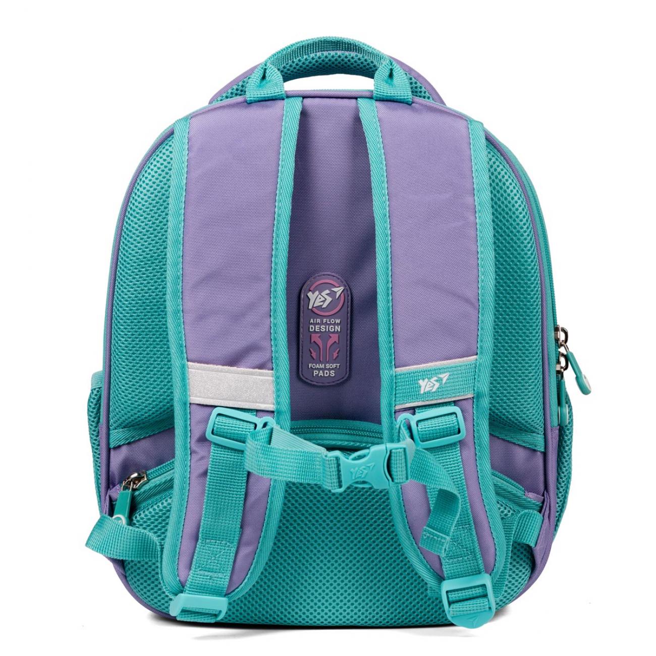 Шкільний рюкзак каркасний з ортопедичною спинкою YES Minecraft Pinky H-100 (550094/995066) - фото 2