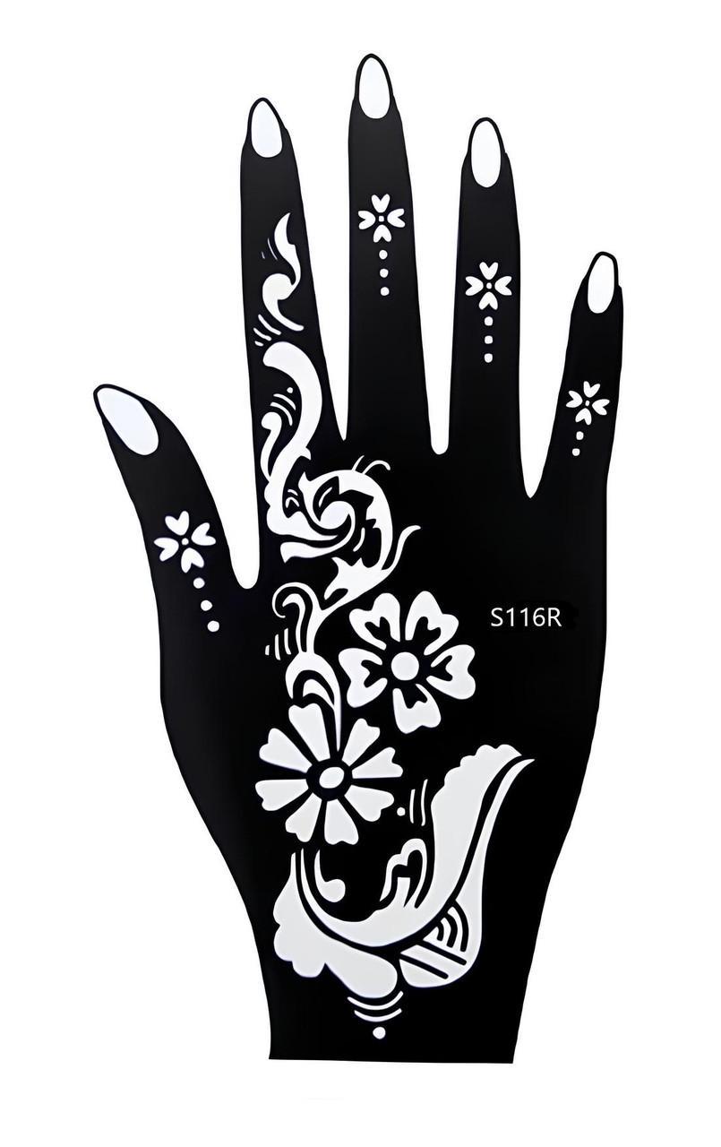 Трафарет для тату S116R для правої руки (2273958267)