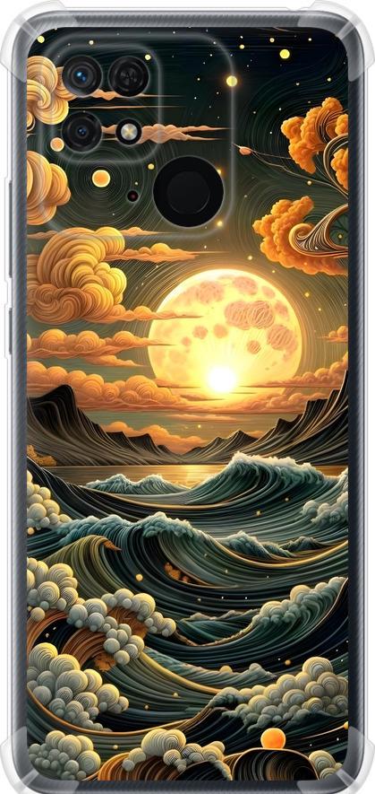 Чехол на Xiaomi Redmi 10C Арт волны (6332sp-2591-42517)