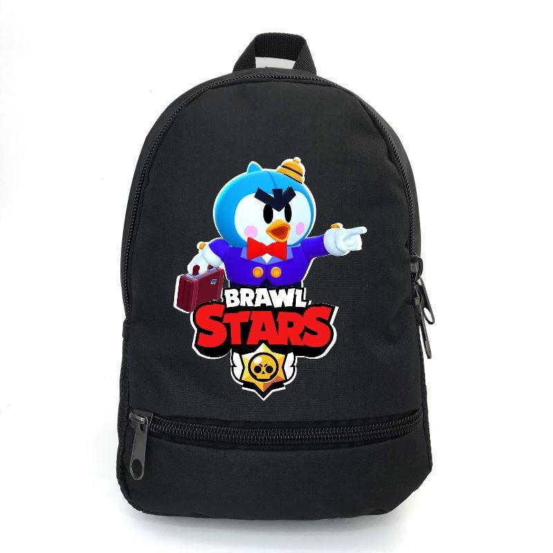 Школьный рюкзак BIG School Bag BS-030 с принтом Бравл Старс Мистер П 43х30х17 см 22 л Черный (2314375341)