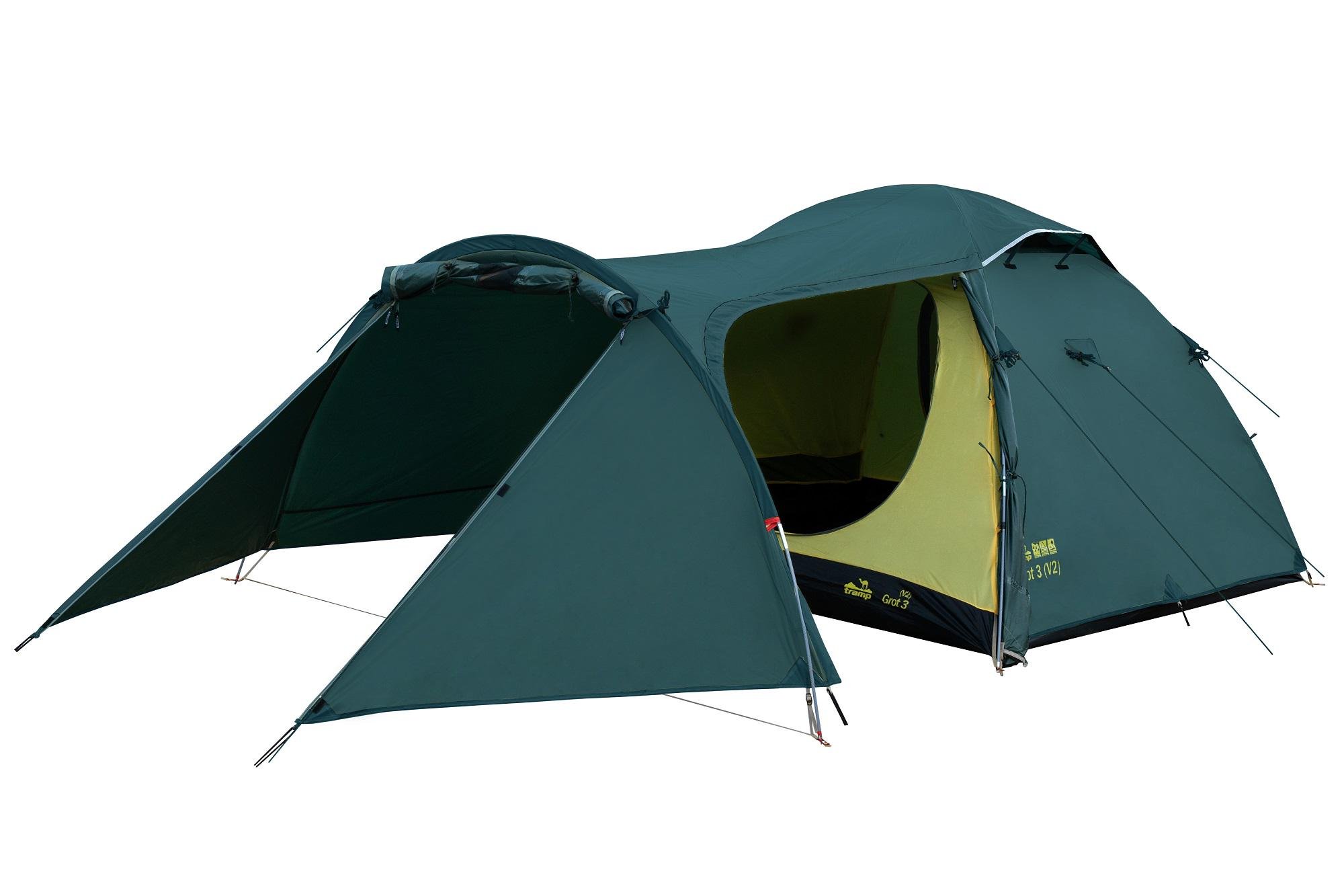 Намет тримісний Tramp Grot v2 з вантажним тамбуром (UTRT-036) - фото 9 Намет тримісний Tramp Grot v2 з вантажним тамбуром (UTRT-036) - фото 9