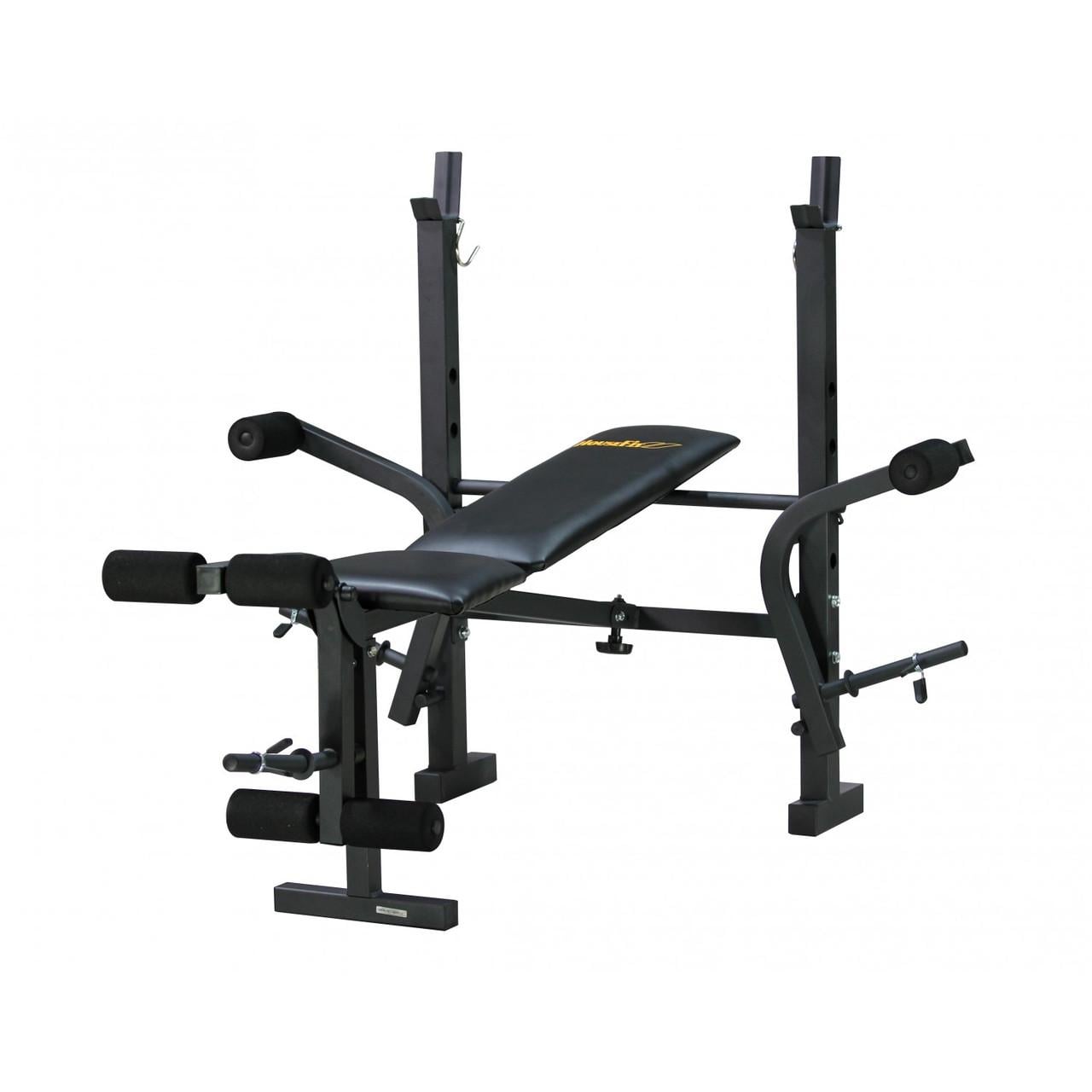 Лава для жима универсальная атлетическая со стойками HouseFit до 120 кг 154х144х107 см (2021103248)