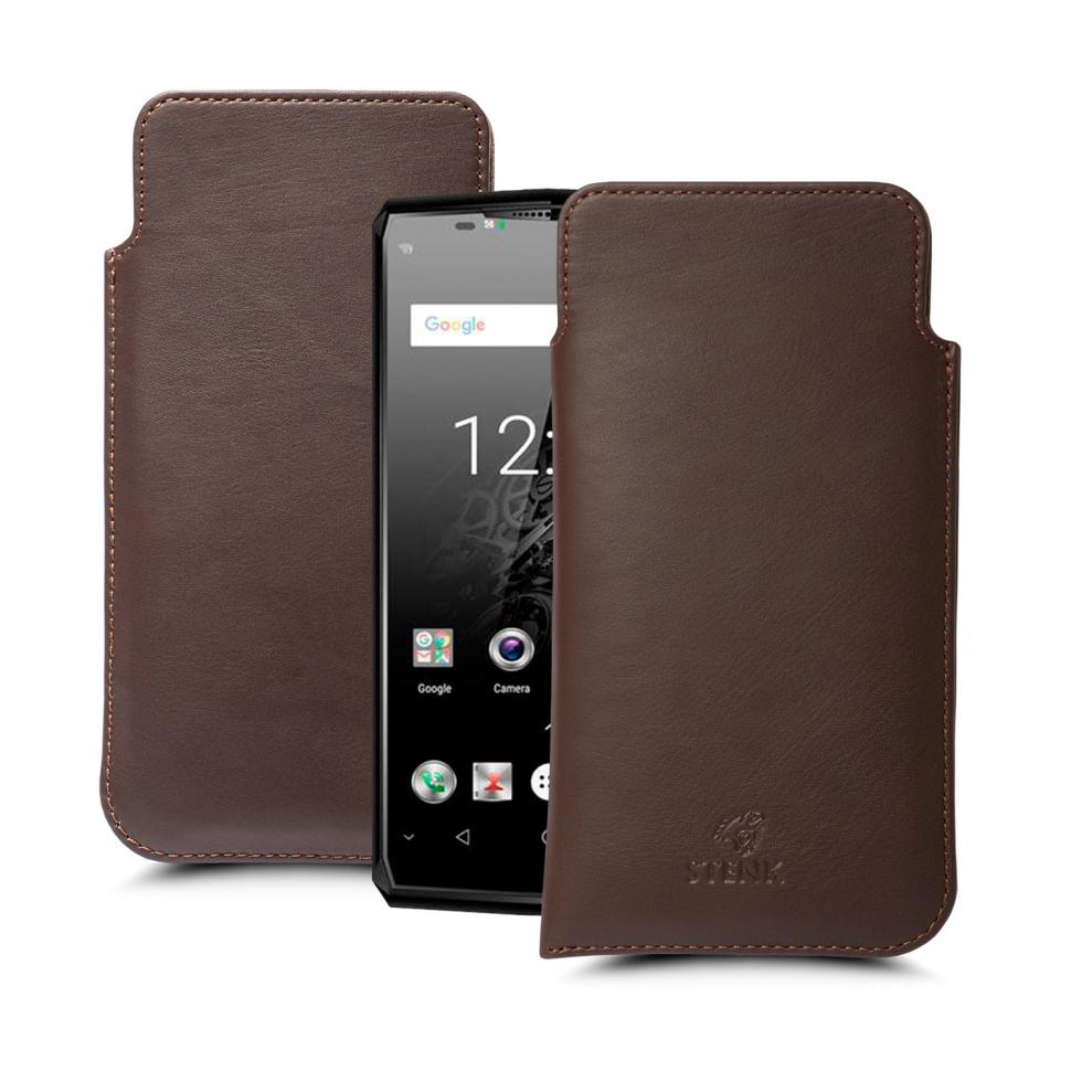 Футляр Stenk Elegance для Oukitel K10 Коричневый (63387)