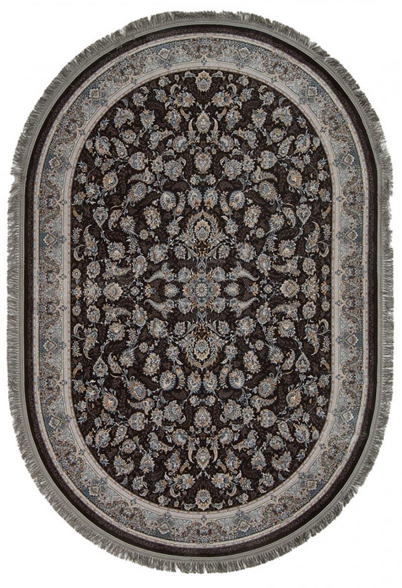 Ковер акриловый Xyppem g256 gr овал 200x300 см (78972030)