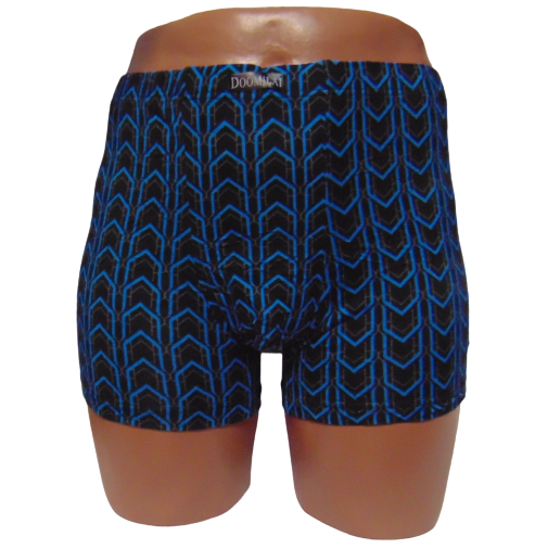 Трусы мужские Doomilai 01650 3XL Черный/Голубой