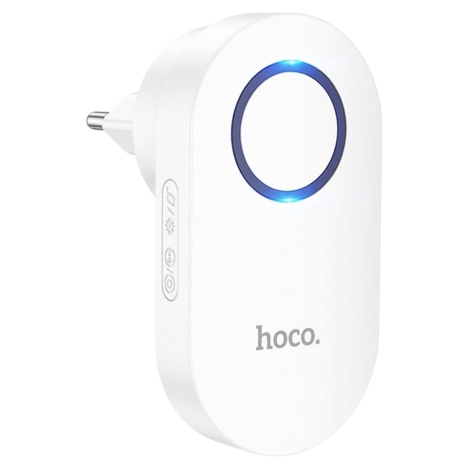 Дзвінок дверний бездротовий Hoco HI25 до 150 м 60 мелодій 433,92 МГц (31232085)