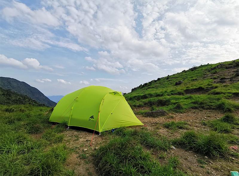 Намет 3F Ul Gear Qingkong 4 15D nylon 3 season Green - фото 3