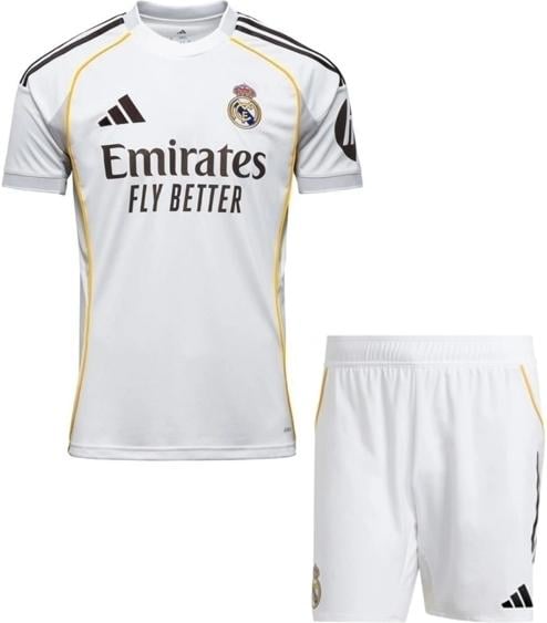 Футбольная форма Реал Мадрид 2025-2026 домашняя XL Бело-желтый (F0248)