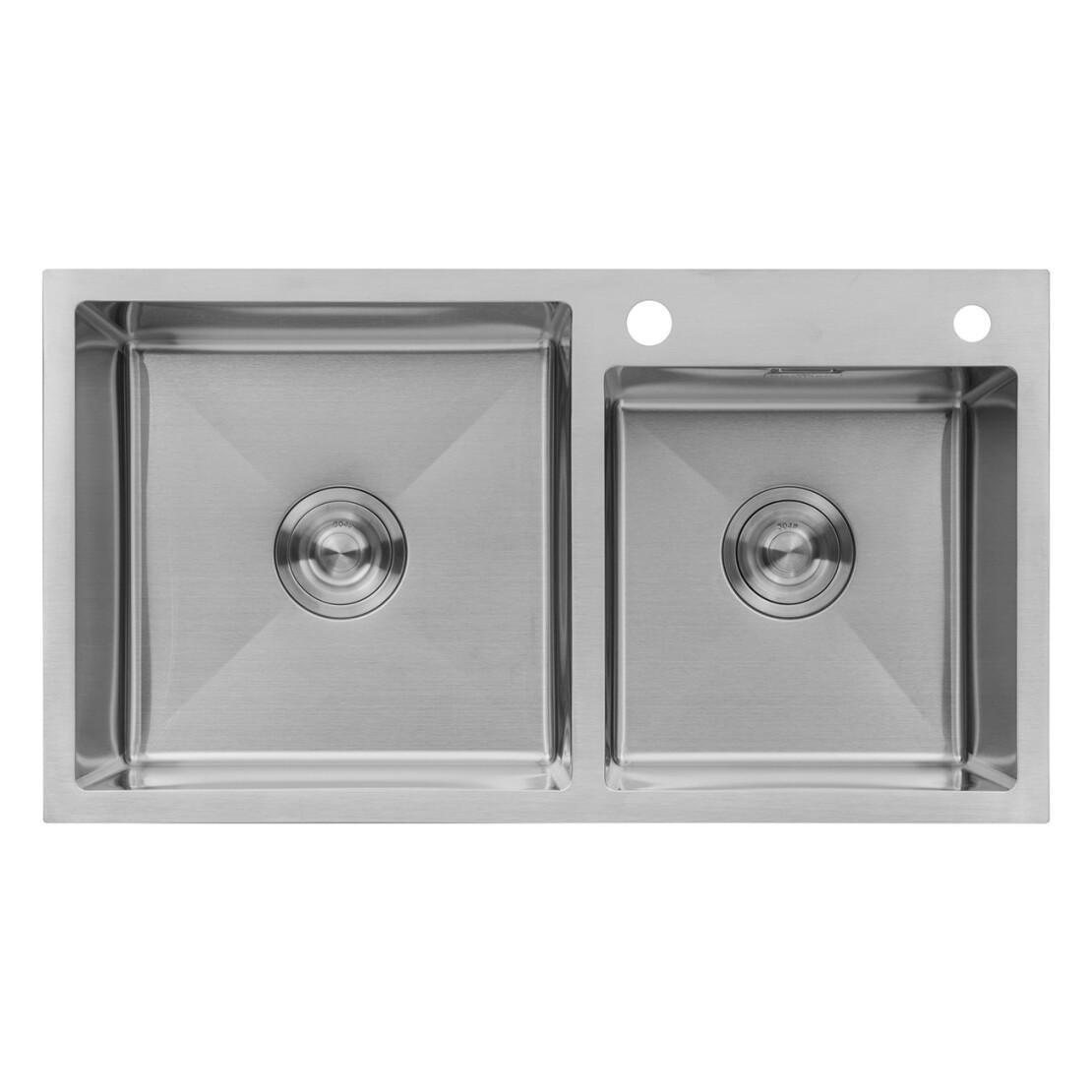 Мойка для кухни Kroner KRP Geburstet 7843ZHM 3,0/1,0 мм (CV022805)