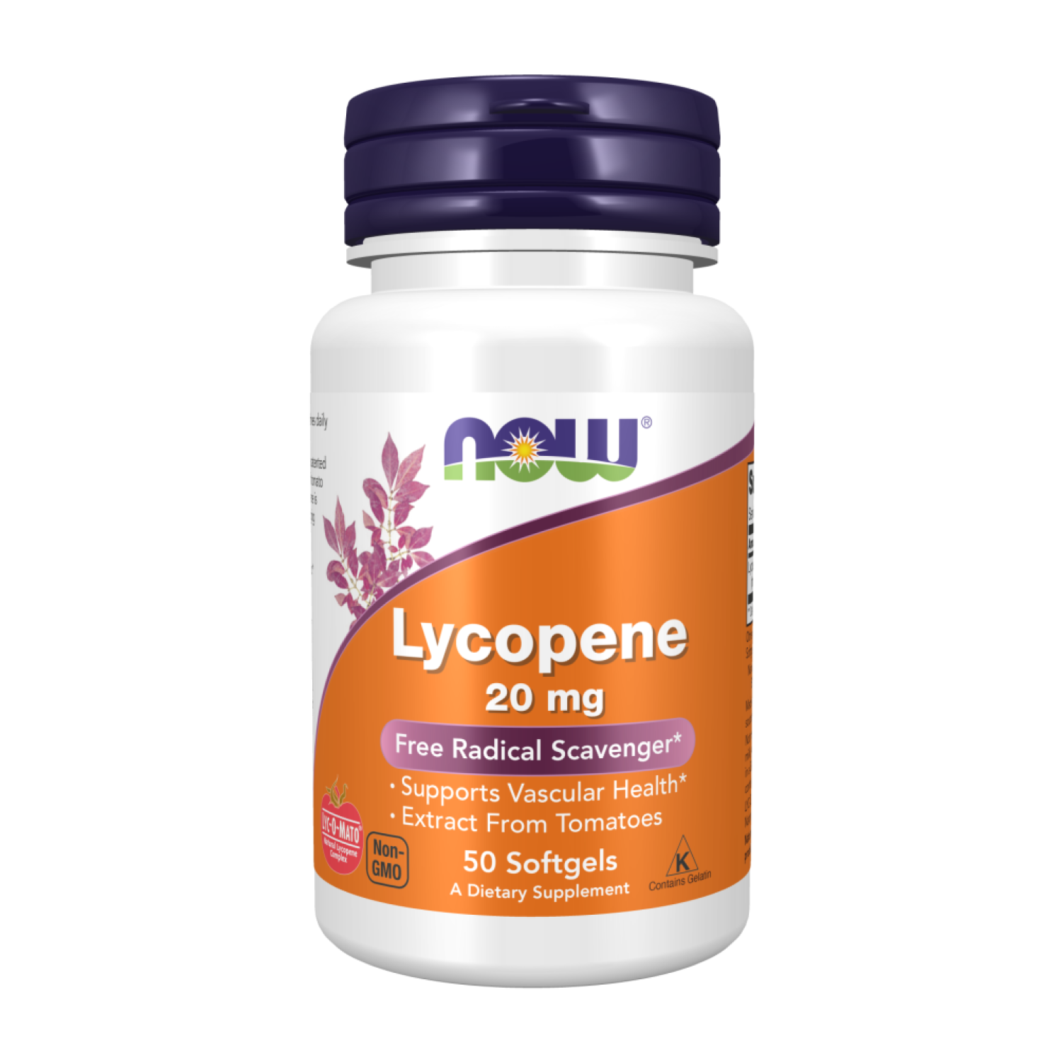 Диетическая добавка Now Licopene 20 mg 50 капсул