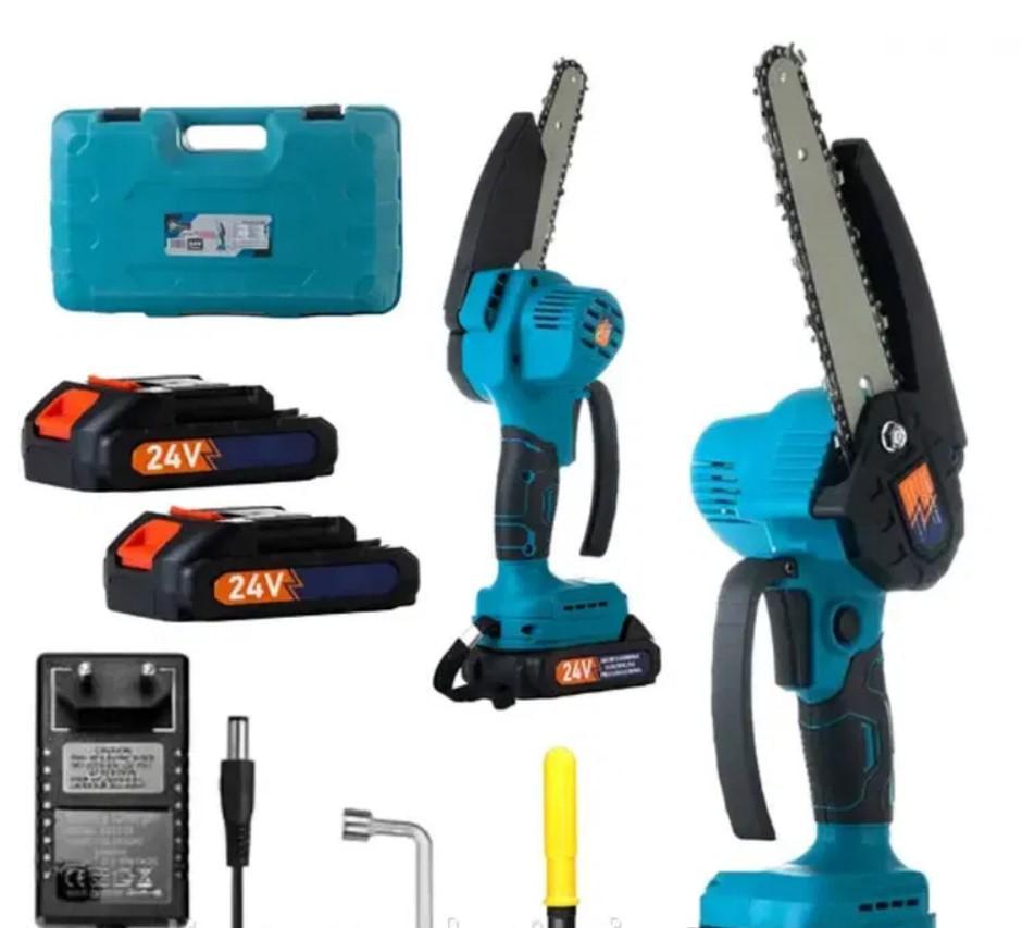 Минипила портативная Domotec 24V с двумя аккумуляторами и кейсом 6'' Синий (2104618704) - фото 8 Минипила портативная Domotec 24V с двумя аккумуляторами и кейсом 6'' Синий (2104618704) - фото 8