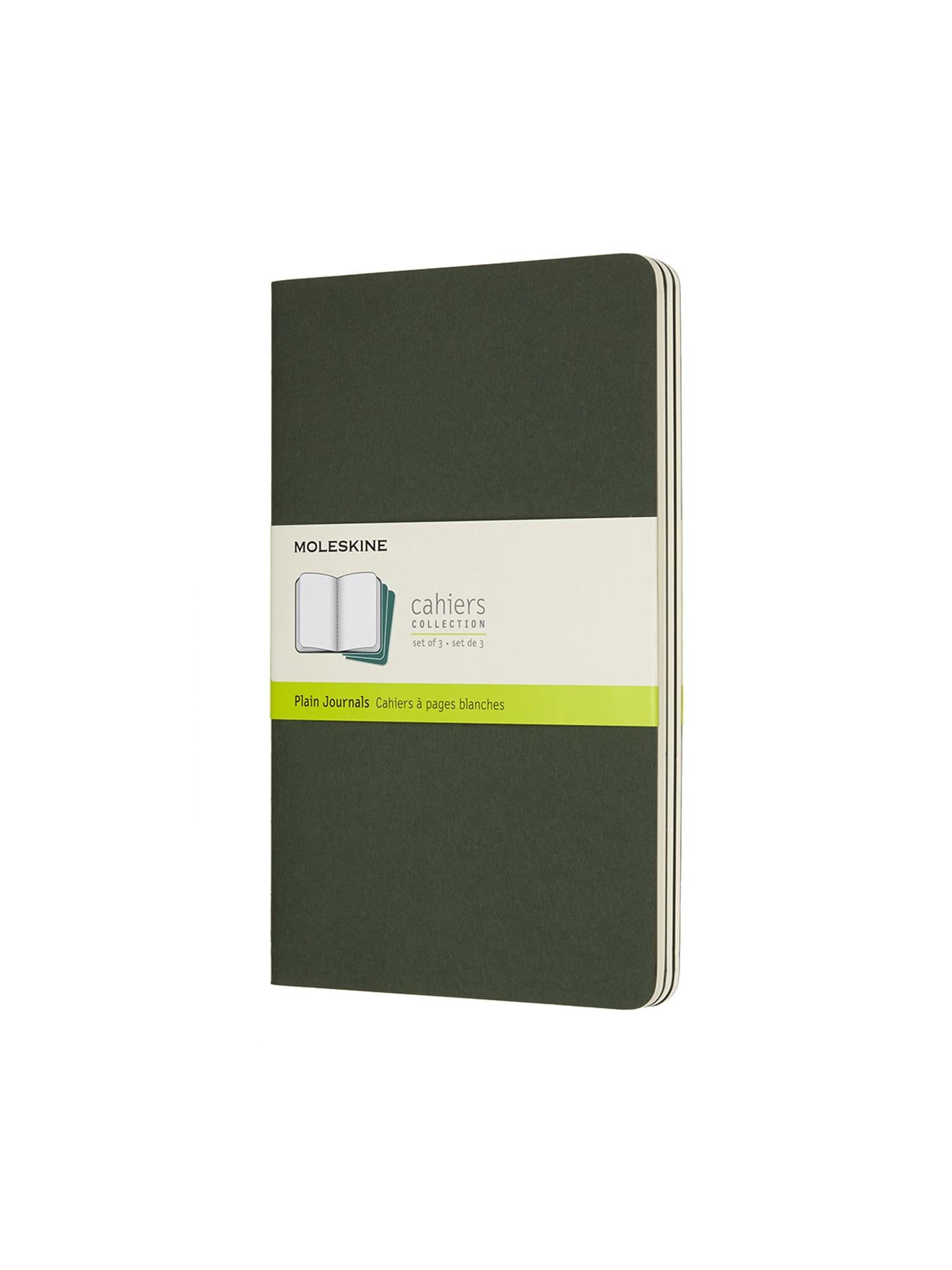 Блокнот Moleskine Cahier средний нелинированный Зеленый (CH018K15)
