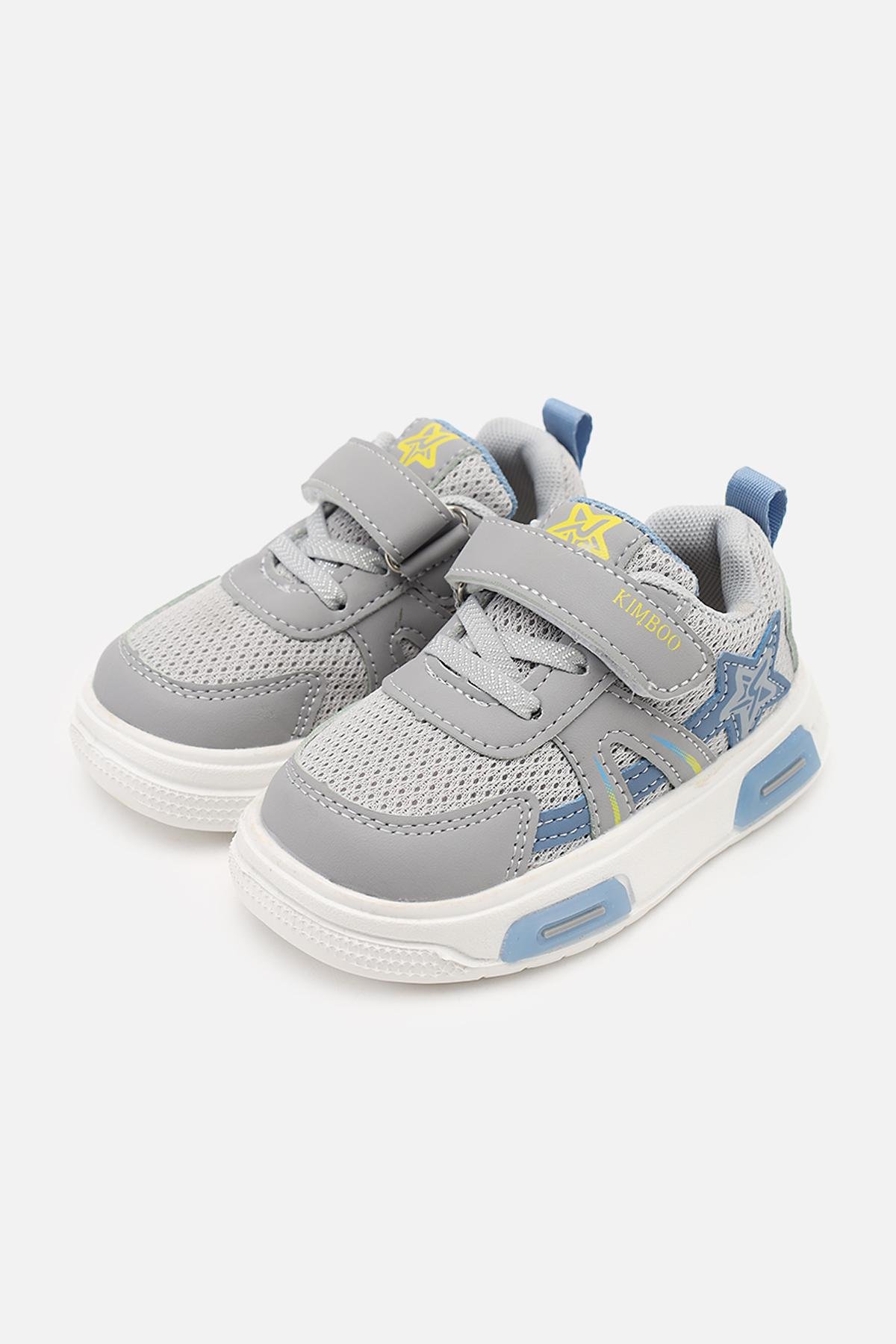 Кеды для мальчика ЦБ-00273705 р. 22 Серый (SKT001055789)