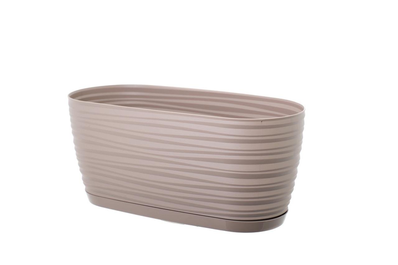 Горщик для квітів Form Plastic Сахара з підставкою 2,65 л 13х11х27 см Білий - фото 9