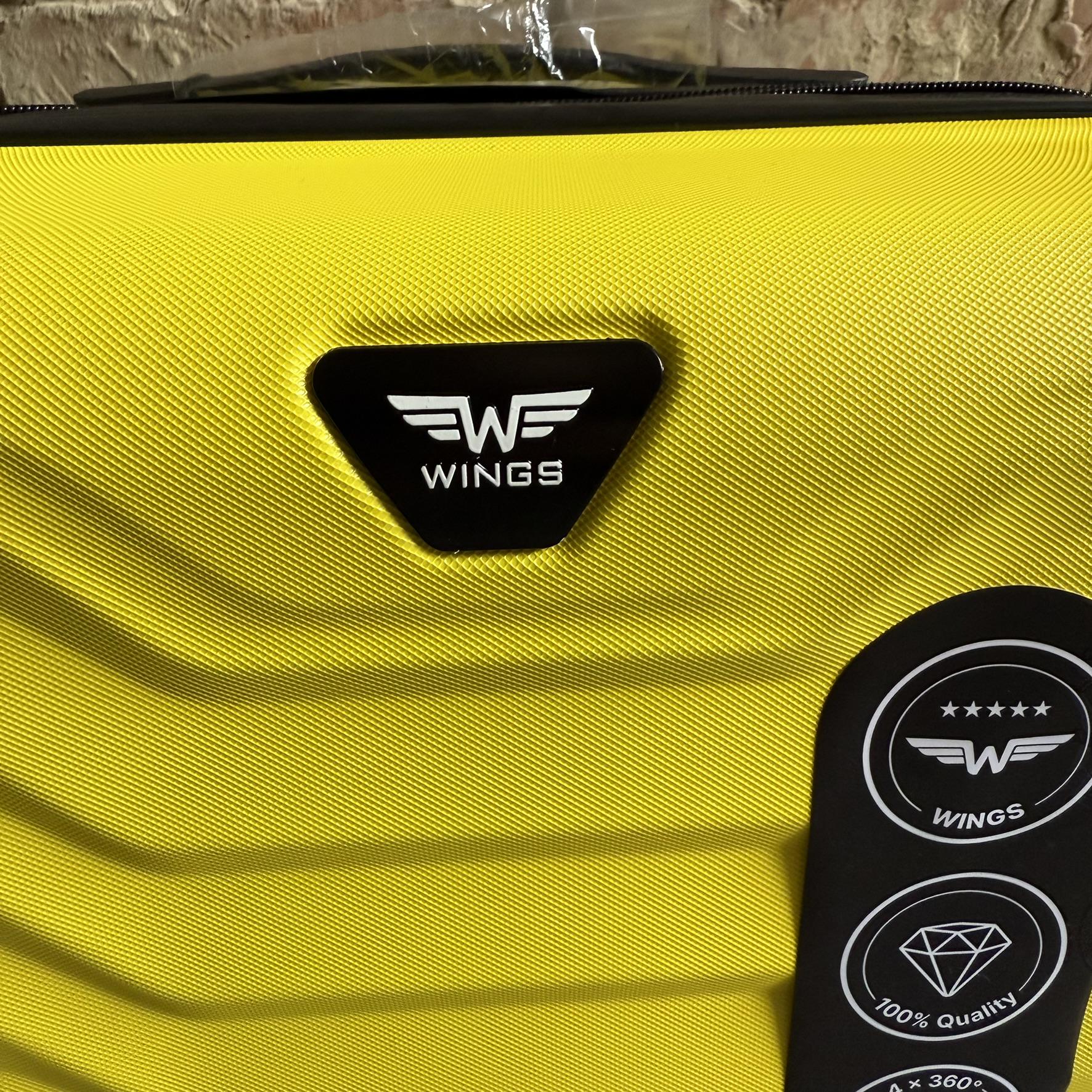 Валіза Wings PEA01 дорожня S Жовтий (26557636) - фото 5 Валіза Wings PEA01 дорожня S Жовтий (26557636) - фото 5