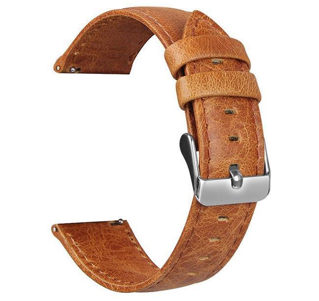 Шкіряний ремінець Primo для годинника Garmin Vivoactive 3/Vivomove HR/Forerunner 245/645 Light Brown (1049067685)