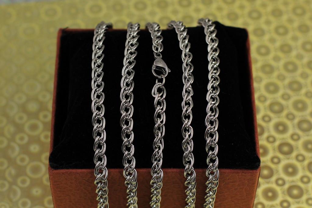 Цепочка Xuping Jewelry восьмерка 50 см 5 мм Серебристый (2629125255) Цепочка Xuping Jewelry восьмерка 50 см 5 мм Серебристый (2629125255)