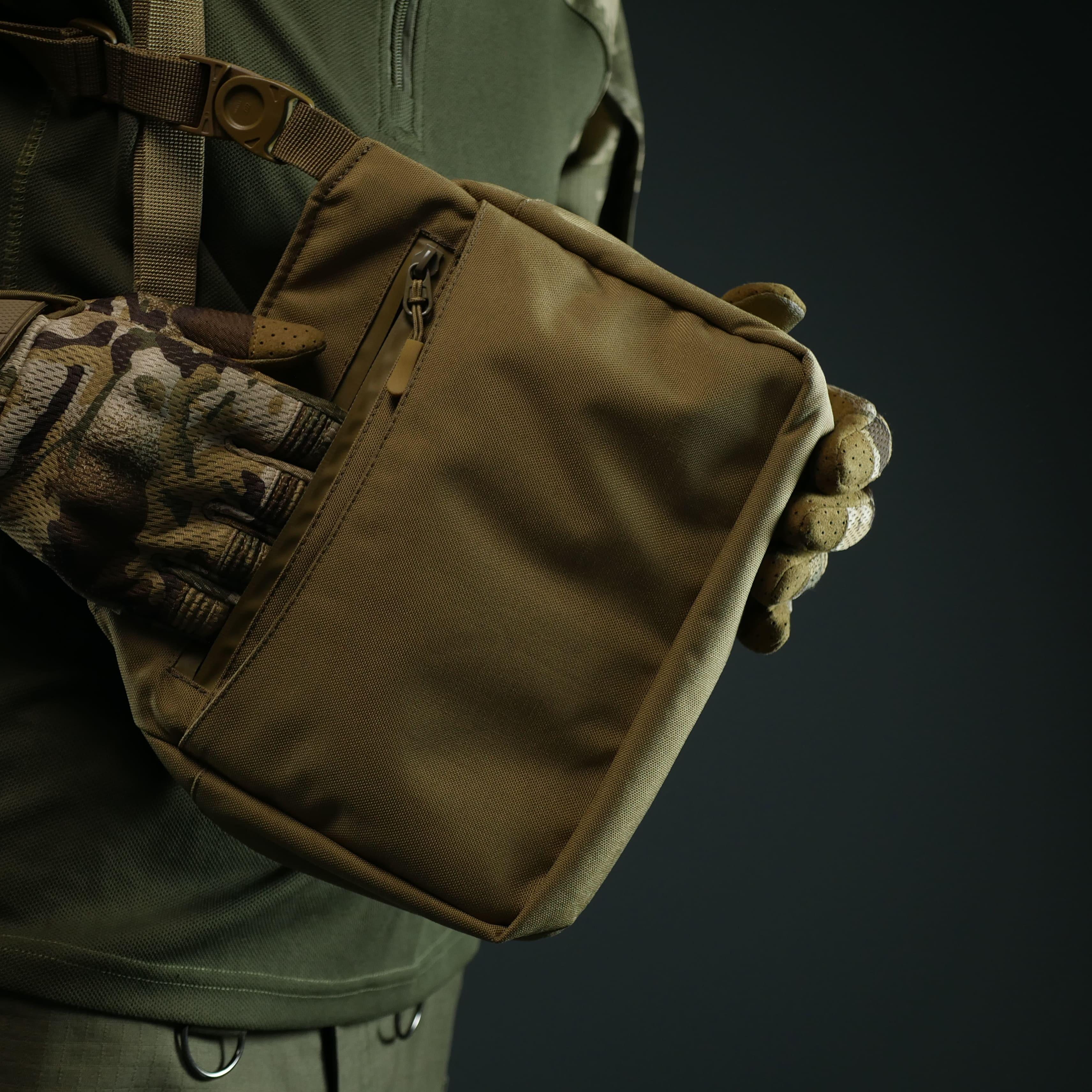 Сумка чоловіча через плече Койот - фото 18