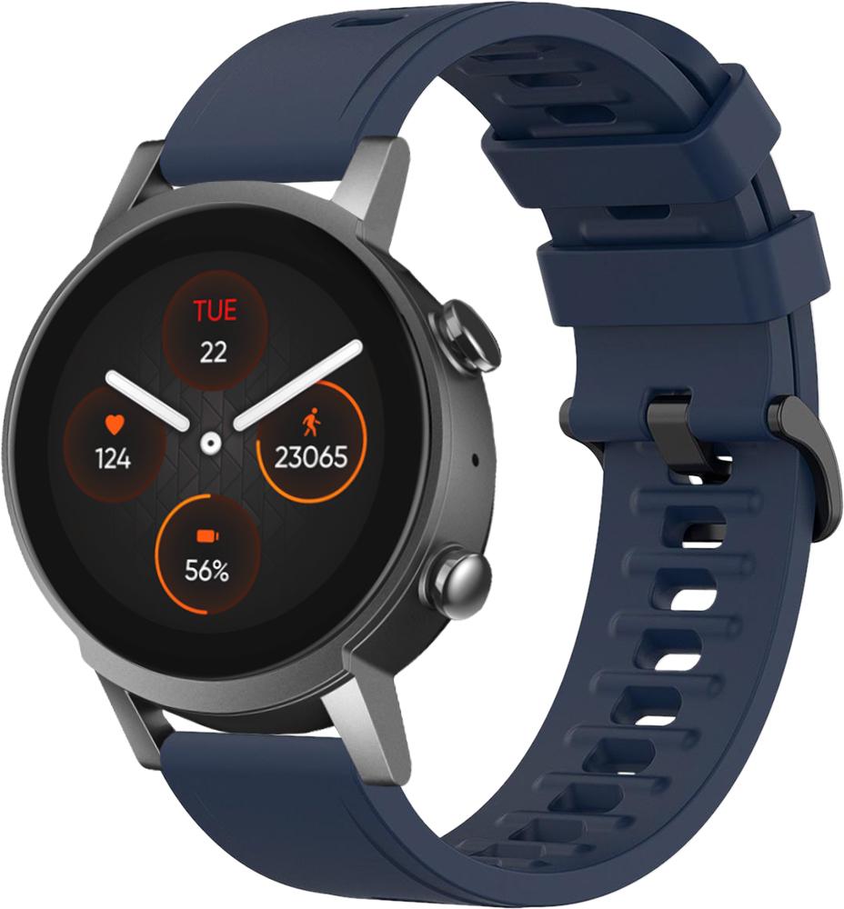 Ремешок Convex для Mobvoi TicWatch E3 Dark Blue (26761-5D)