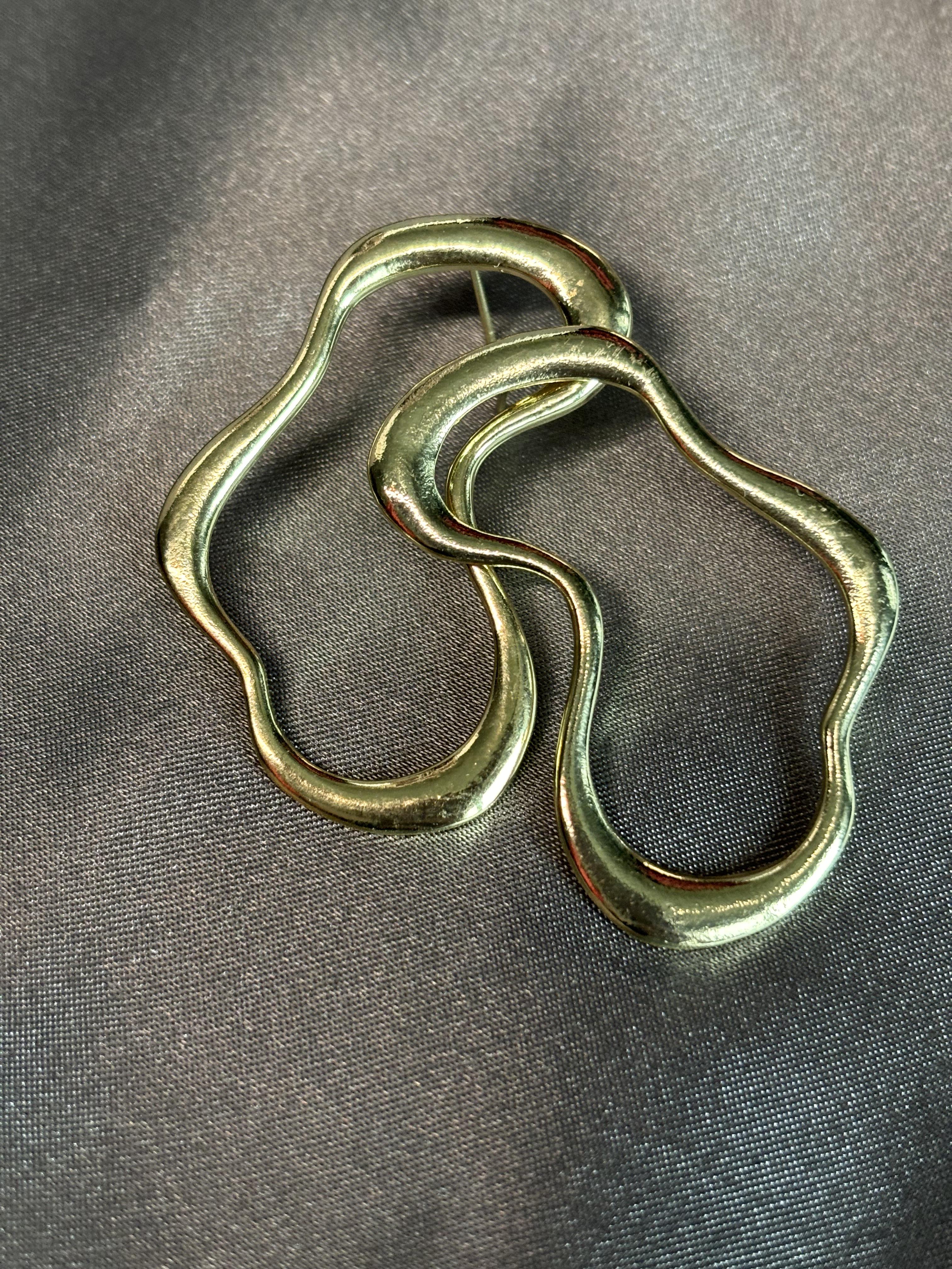 Серьги Mirshine Blob Gold (22586706)