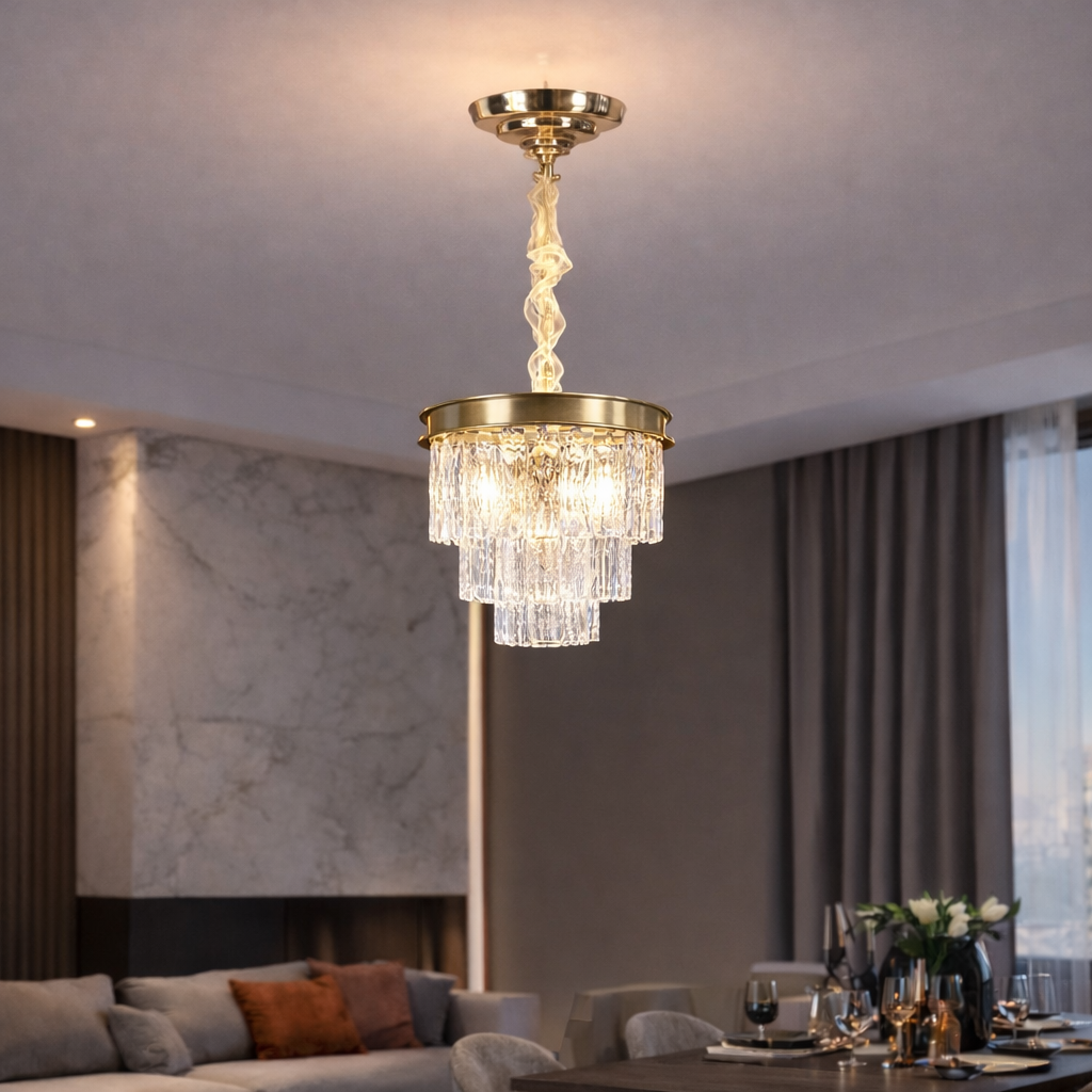 Люстра infinity Shine на 6 лампах E14 (2061/40GD)