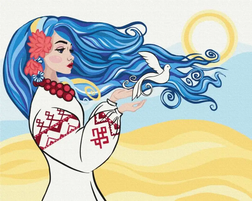 Картина за номерами Brushme Окрилені свободою 40x50 см (BSM-B53430)