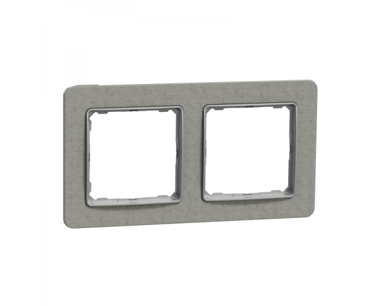 Рамка Schneider Electric 2-постовый ABS-UV Sedna Design&Element Бетон (SDD390802)