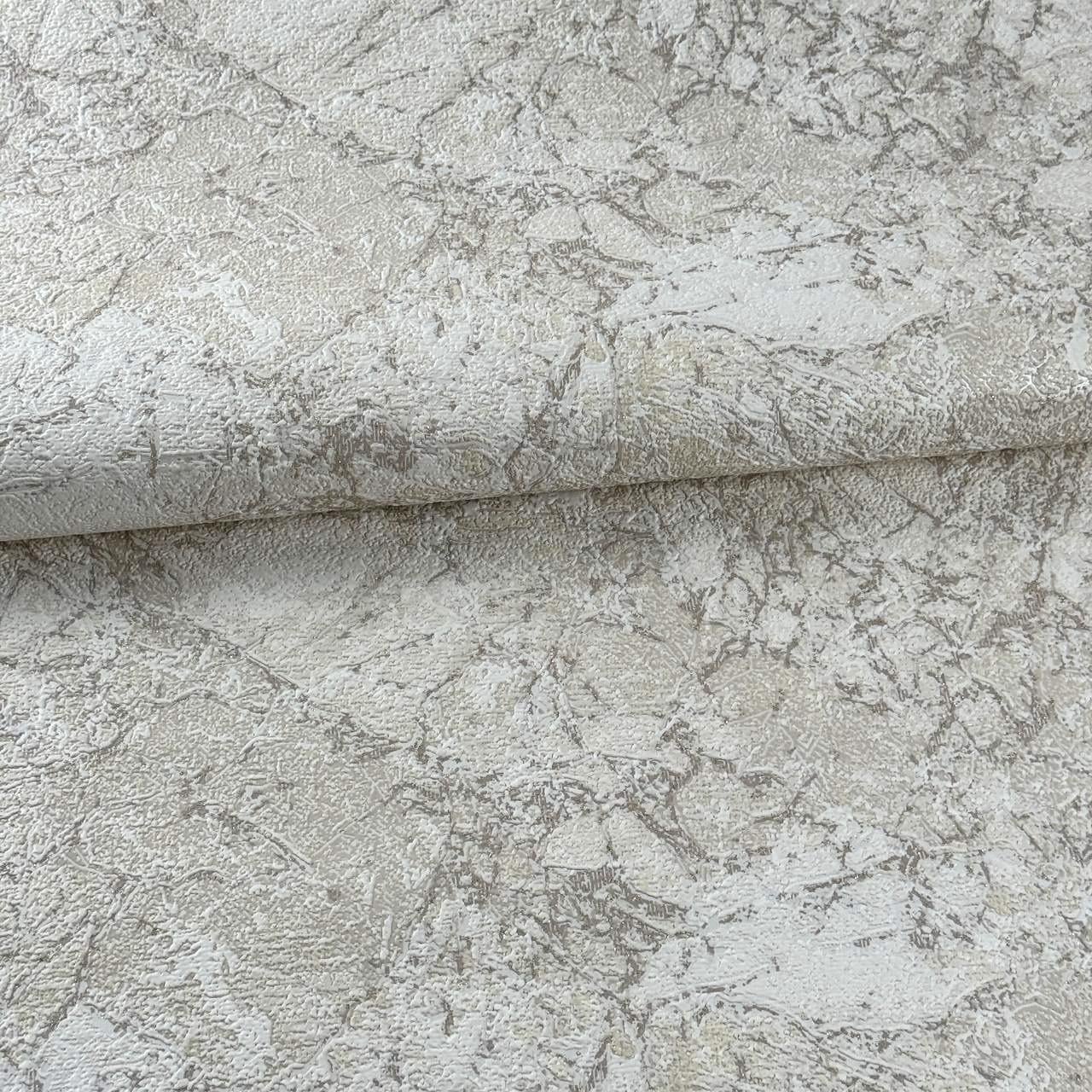 Обои виниловые на флизелиновой основе Славянские обои VIP Class 3766-02 под штукатурку 0,53х10 м Бежевый (id_1704)