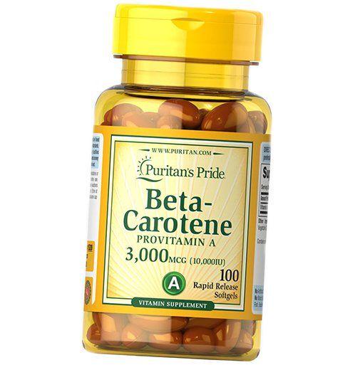Бета-каротин Puritan's Pride Beta Carotene 10000 100 гел. капс. (72367033)