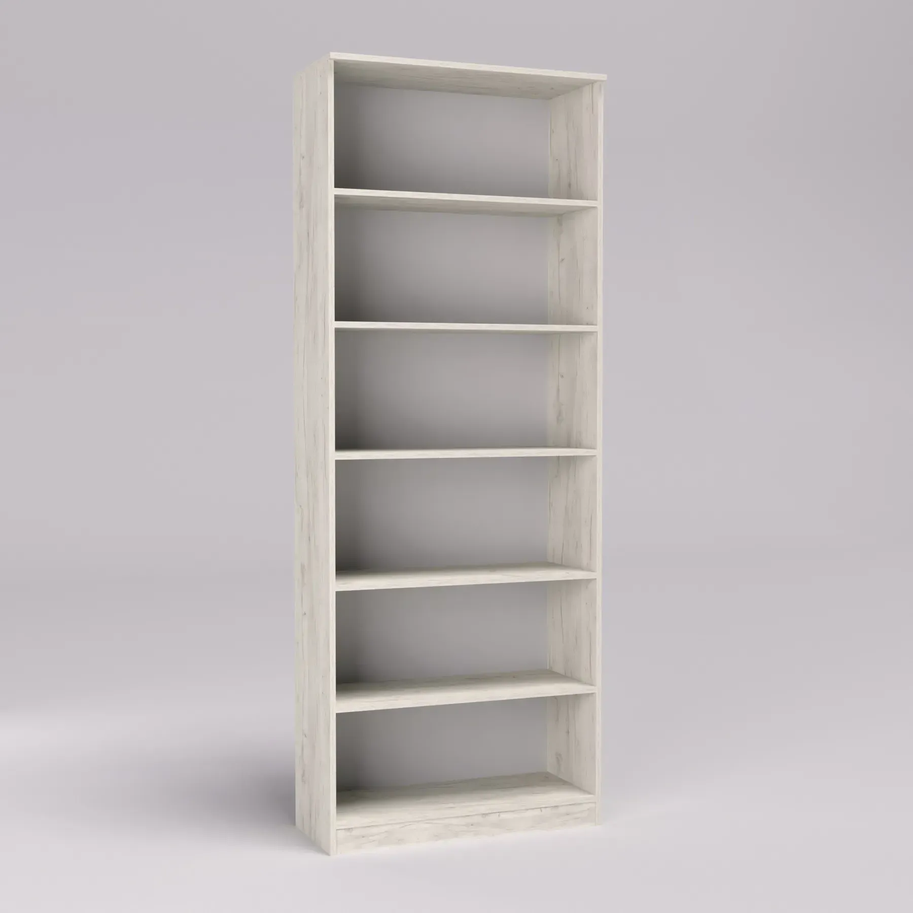 Стеллаж универсальный Kontinent ОС-1 800х340х2100 мм Дуб Крафт Белый (52921037) - фото 2 Стеллаж универсальный Kontinent ОС-1 800х340х2100 мм Дуб Крафт Белый (52921037) - фото 2