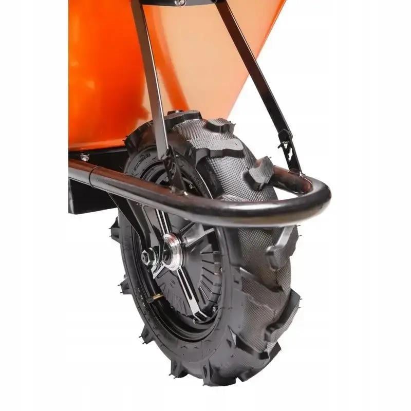 Тачка аккумуляторная с электроприводом Kraft&Dele KD3125 80 л 550 Вт 150 кг 24V Оранжевый - фото 3 Тачка аккумуляторная с электроприводом Kraft&Dele KD3125 80 л 550 Вт 150 кг 24V Оранжевый - фото 3