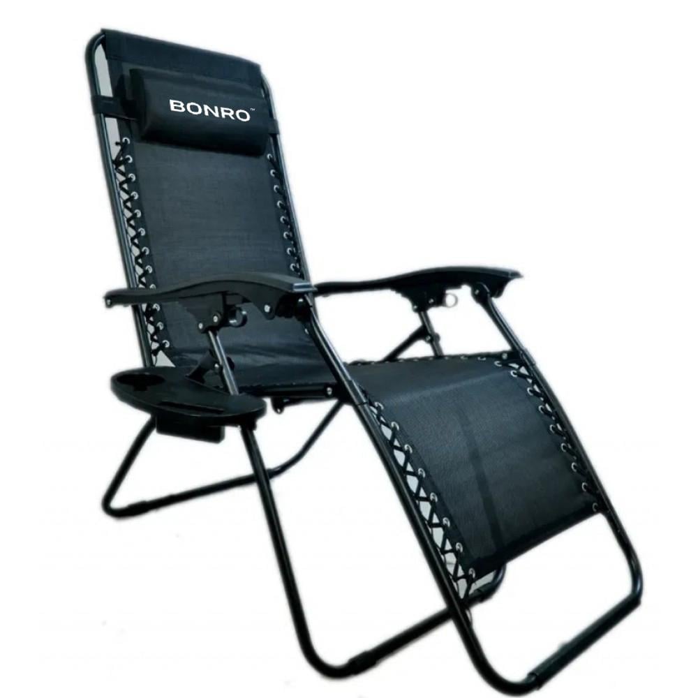 Шезлонг-лежак Bonro СПА-167A Зеленый (4304) - фото 1 Шезлонг-лежак Bonro СПА-167A Зеленый (4304) - фото 1