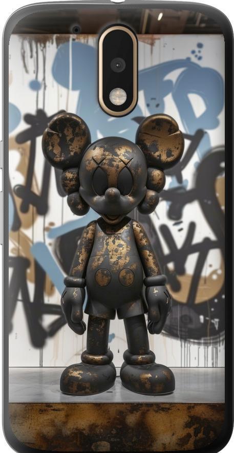 Чехол на Motorola MOTO G4 Bronze kaws v2 (6098t-511-42517)