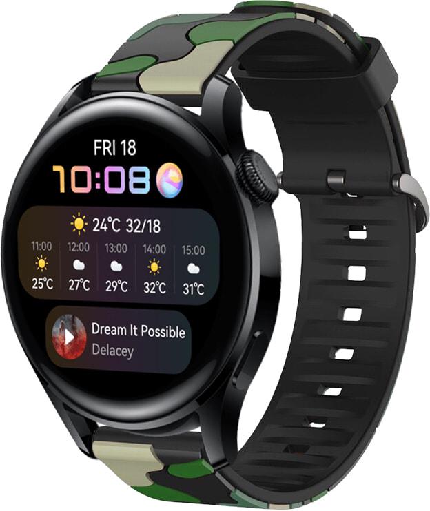 Ремешок Tactic Camouflage для Huawei Watch 3 Green (32941-08)