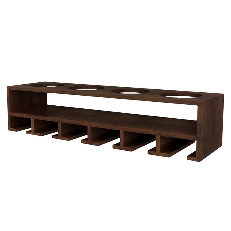 Полка для вина настенная из дерева Сакура Робуста (ПНК-005936)