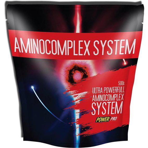 Амінокомплекс для спорту Power Pro Amino Complex System 500 г 50 порцій Клюква