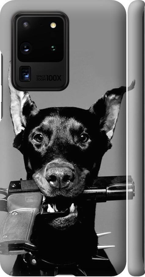 Чехол на Samsung Galaxy S20 Ultra Доберман (2745m-1831-42517)