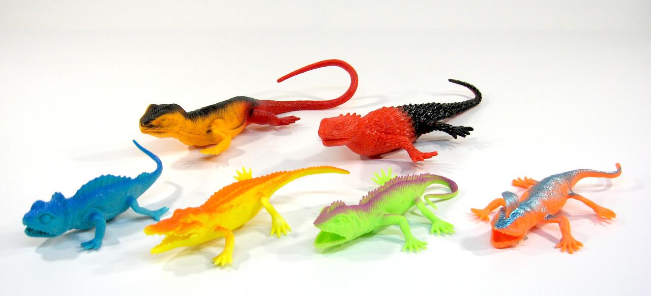 Набор фигурок LT07-3 Ящерицы 6 шт.