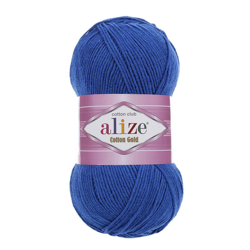 Пряжа Alize Cotton Gold 141 Васильковый (20868314)