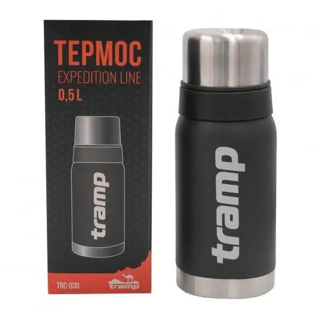 Термос туристический Tramp Expedition Line 0,5 л Серый (TRC-030-grey) - фото 3 Термос туристический Tramp Expedition Line 0,5 л Серый (TRC-030-grey) - фото 3