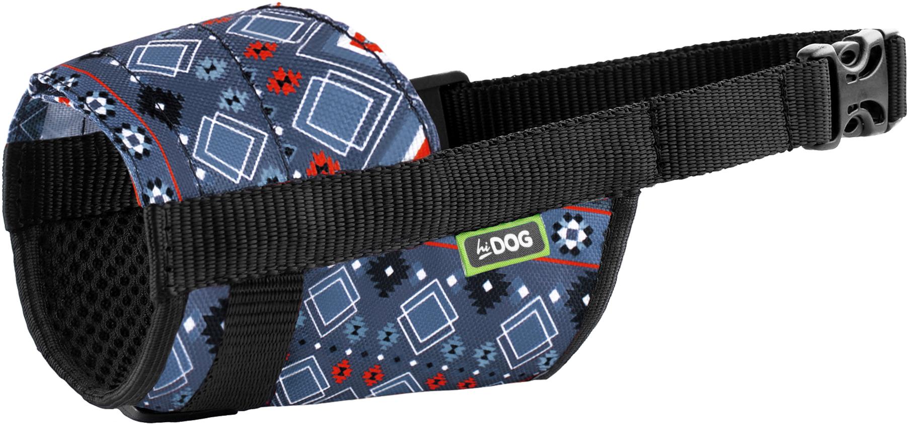 Намордник Hi Dog Aztec №3 регулируемый нейлон 25-34 см Purple (2100102700018)